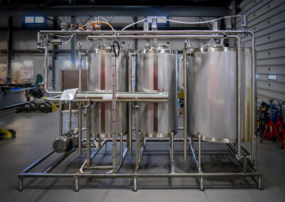 3 tank CIP Cleanability
