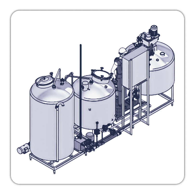 3D tank modeling systems industrial models stainless steel process tank custom tank ASME pressure vessels design