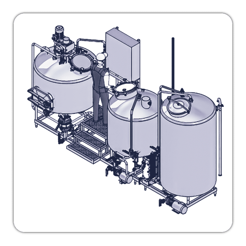 3D tank modeling systems industrial models stainless steel process tank custom tank ASME pressure vessels design