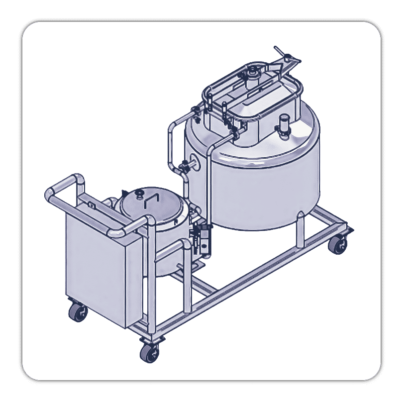 3D tank modeling systems industrial models stainless steel process tank custom tank ASME pressure vessels design