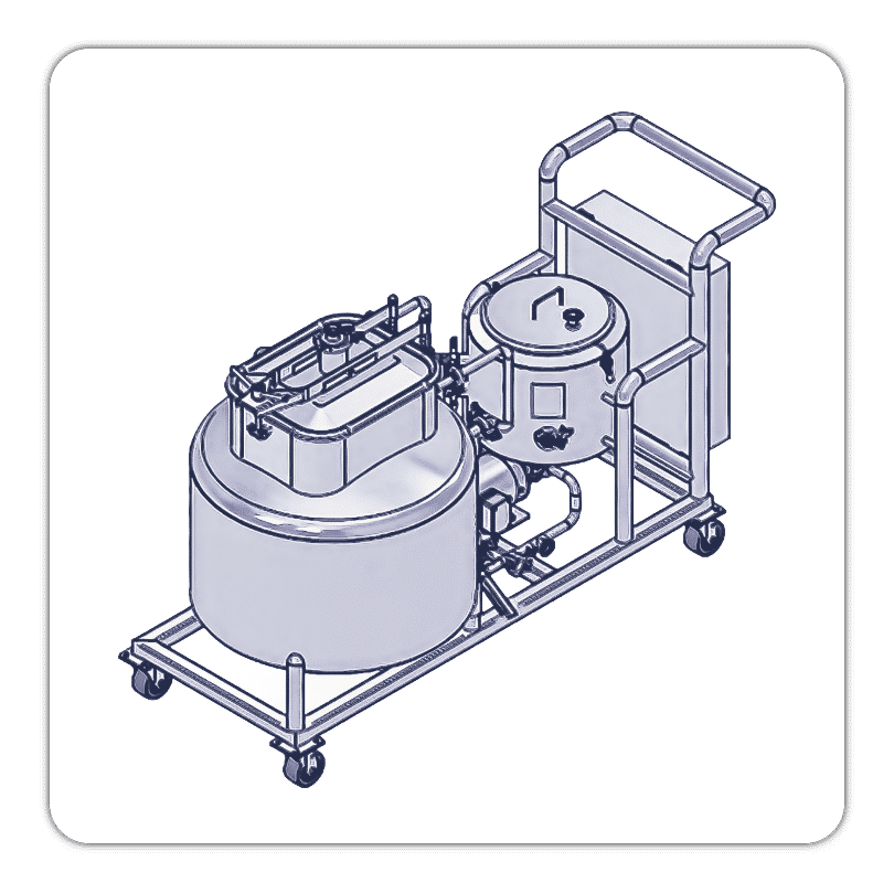 3D tank modeling systems industrial models stainless steel process tank custom tank ASME pressure vessels design