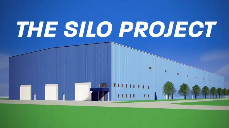 Quality Tank Solutions Plant 3 The Silo Project Rendering of Completed Building Stainless Steel Manufacturing and Fabrication