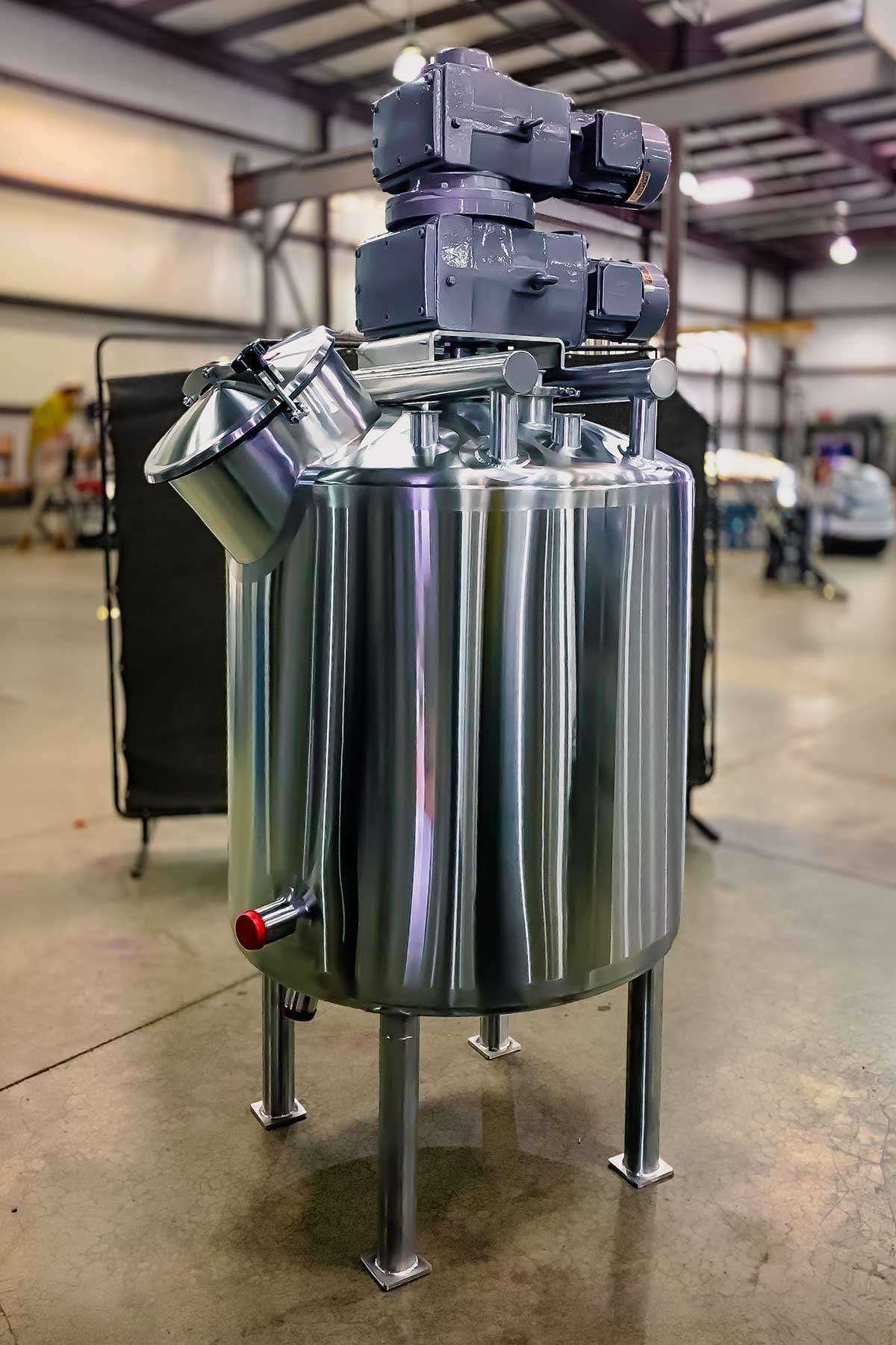stainless steel agitator agitation reverse tank processing