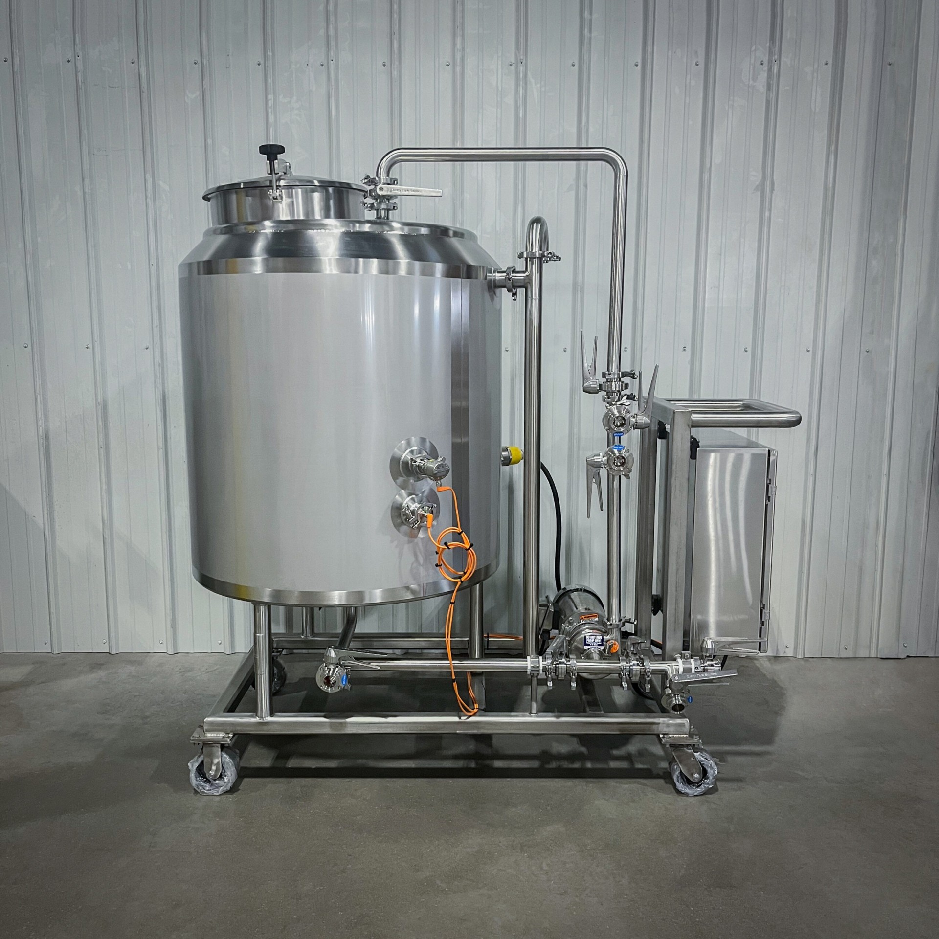 Portable Tanks stainless steel skid caster wheels