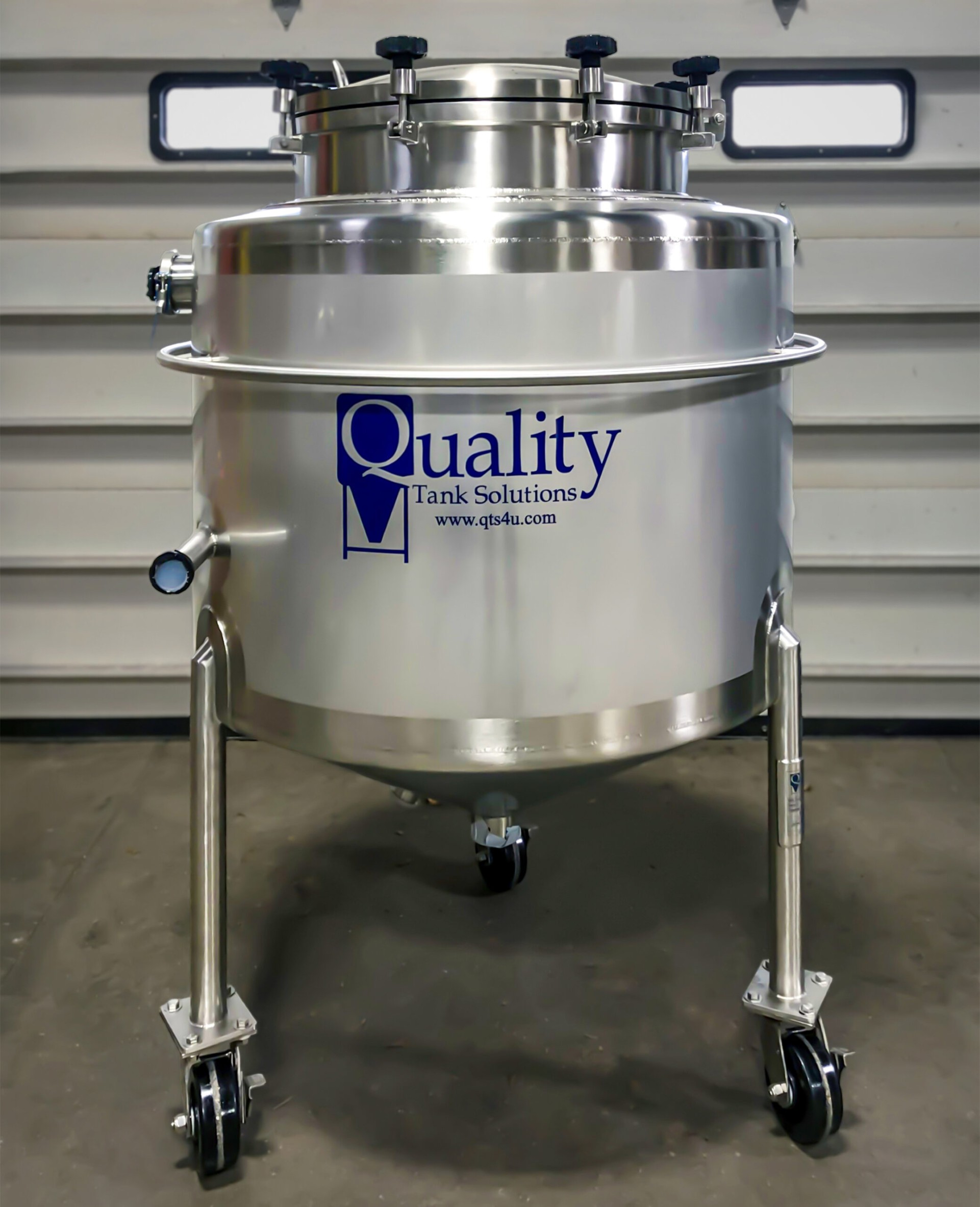 q-bot tank system process QTS automated distillery brewery beverage liquid processing batch batching CIP flow control agitation ASME 3-A sanitary